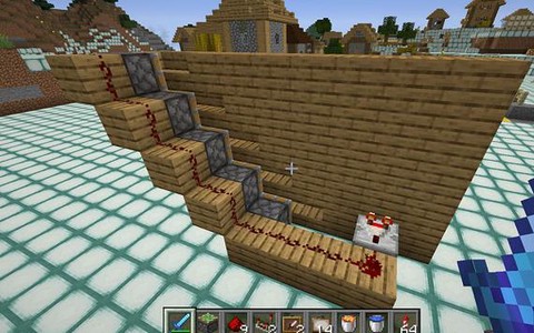 我的世界隐藏楼梯怎么做