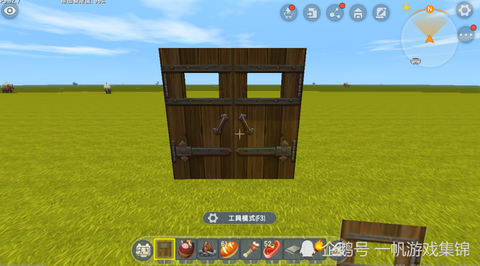 迷你世界的雪门怎么做